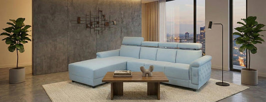 EDISON HEADREST SOFA SET - 3+DIWAN