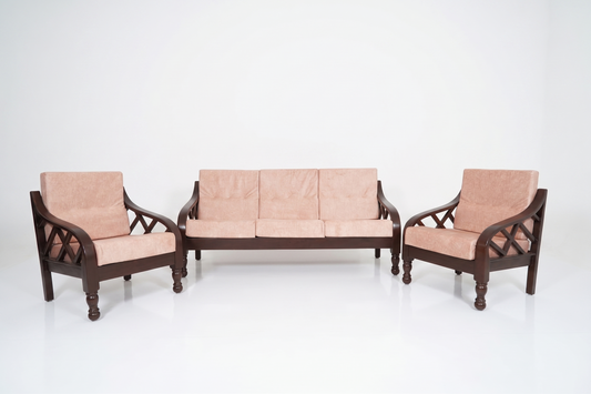RINKY TEAKWOOD SOFA SET 3+1+1