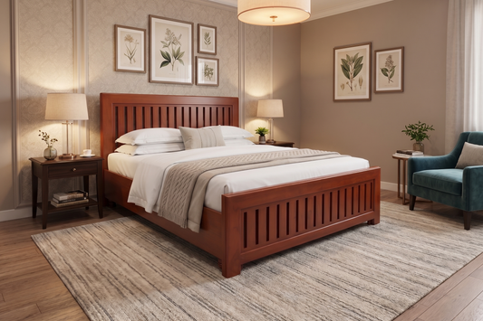 WOODEN PANEL COT