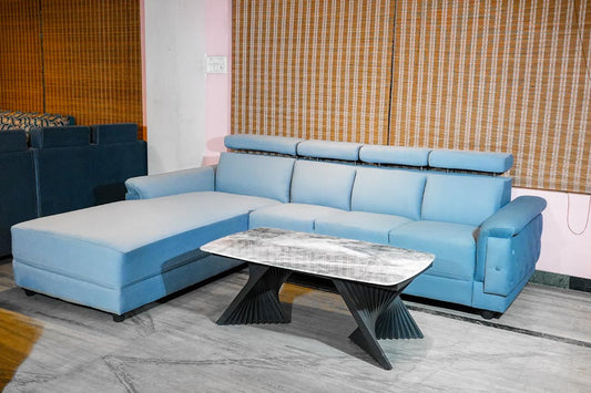 EDISON HEADREST SOFA SET - 3+DIWAN