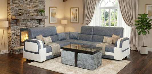 PIZZA L CORNER SOFA SET 2+1+C+2